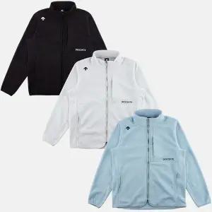 [데상트] 남성 레귤러핏 마이크로 기모 플리스 자켓 SP421SKTO4