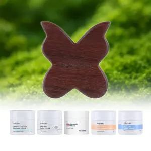 에끌라두 [크림 5종 특가 옵션]골든샌달우드 V리프팅 괄사(페이스두피 림프순환 마사지 툴)/스크레치 제품