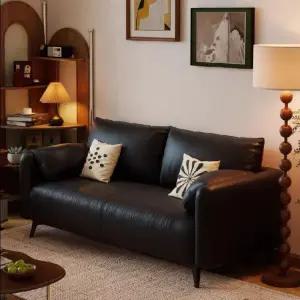 가죽 소파 2인용 인테리어 빈티지 매장 카페 엔틱 레트로 로비