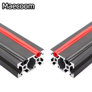 Ender 3/ CR10/ 1M CNC 20 시리즈 알루미늄 프로파일 소프트 슬롯 커버/패널 레드/오렌지/블랙/블루용 6mm