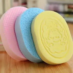 파스텔 해면 세면 세안 퍼프 클렌징 스펀지 RD 10170