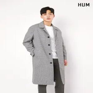 [HUM][본사][HUM]남) 체크 맥코트(FHOSCCV103M)