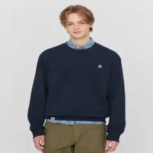 피즈 25FW [HAZZYS PHIZ] 네이비 기모 맨투맨 SPTS5F101N2