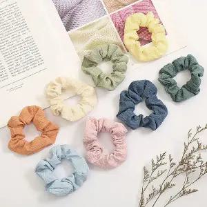 [콩심팥심]여성 헤어 곱창밴드 세트 머리끈 악세사리 여성컬러곱창밴드 여성컬러헤어밴드 여성곱창밴드세트