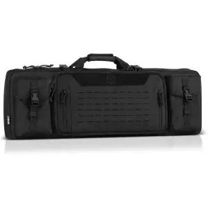 Savior Equipment Urban Warfare 전술 이중 장총 가방 케이스 배낭 잠금 가능 지퍼 패딩