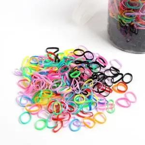 고무줄 머리끈 1500p(컬러) 대용량 유아 머리고무줄
