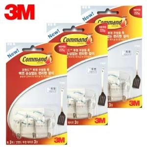 쓰리엠 벽걸이 스틸 후크 고리 9개