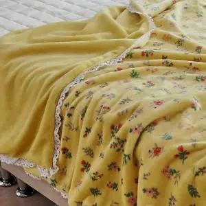 [한일카페트](대전신세계)플란넬 극세사 메이 블랭킷/담요 (150X200cm)