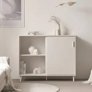 보루네오 마르체 올리 미닫이 슬라이딩 높은 수납장1200 BSR010C (착불)