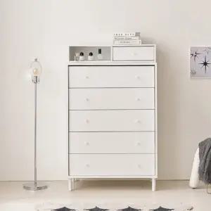 보루네오 마르체 폴라 E0자재 5단 서랍장 800+틈새 선반 수납장 BOW530C (착불)