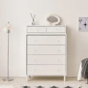 보루네오 마르체 폴라 E0자재 4단 서랍장 800+틈새 선반 수납장 BOW528C (착불)