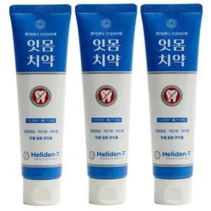 잇치치약 이치 잇츠 잇몸 좋은 염증 재생 보조 치약 120ml 3개