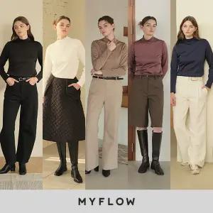 25FW 마이플로우  여성 기모 모크넥 5종