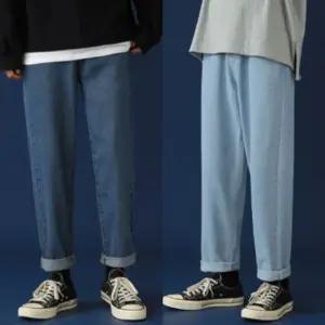 통바지 워싱진 데님팬츠 남성청바지