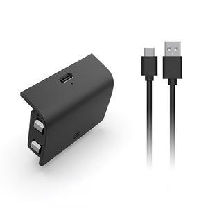 Xbox Series S/X용 충전식 컨트롤러 배터리 팩 1팩, USB C 충전 케이블 및 LED 표시등이 있는 업그레이드된 800mAh