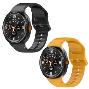 [모든지]갤럭시워치 7/8울트라 47mm 1 2세대 호환 스티치 시계줄 스트랩 실리콘 밴드