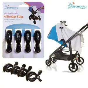 유모차 고정용 클립 블랙 소품 고정
