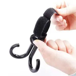 유모차 자전거용 가방 거치 후크 회전형 스트랩 고리