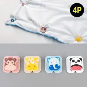 4P 시트 고정 버클 밀림방지버클 시트집게 침대보집게 밀림방지집게 침대시트버고정버클