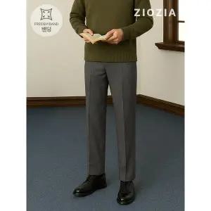 [지오지아] 멜란지 그레이 캐주얼 셋업 팬츠 S (AAD4PP1603_MGR)