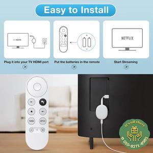 (리모컨 전용) 구글 크롬캐스트 4k 스노우 스트리밍 미디어 플레이어용 G9N9N 교체용 음성