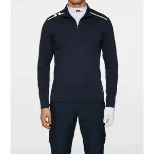 [제이린드버그] 남성 골프웨어 하프집업 미드레이어 네이비 긴팔 2025 Leon