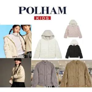 [폴햄키즈](마산점)여아)라이트 T 넥 경량 점퍼 PKF4JP2010,후드 탈부착 퀼팅 점퍼PKF4JP2510