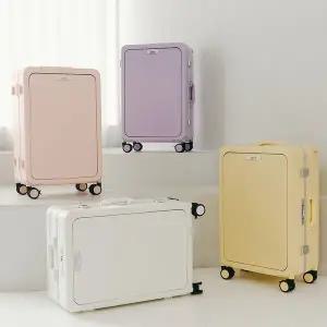 [베르만][독일 베르만] 투어랩 와이드 핸들 캐리어 [화이트/핑크/옐로우] 20/24인치