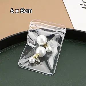 미니 PVC 투명 지퍼백 악세사리 포장 6cm x 8cm PVC지퍼백 PVC파우치 소형지퍼백