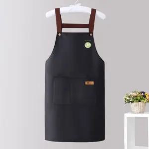 이쁜 방수 원피스 카페 앞치마 에이프런 블랙 앞치마 방수앞치마