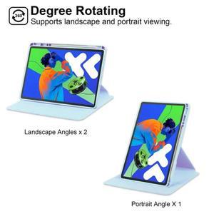 레노버 탭 P12 케이스 펜 홀더 360 회전 아크릴 스탠드 커버 Xiaoxin Pad Pro 2023 tb370fu