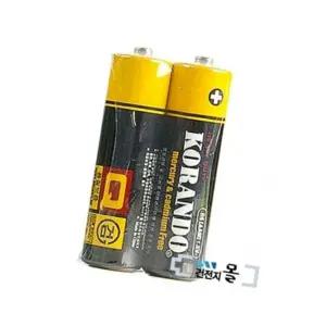 디카배터리 코란도 망간 R6/AAM-2SP(AA 1.5V)-2알(비닐포장)