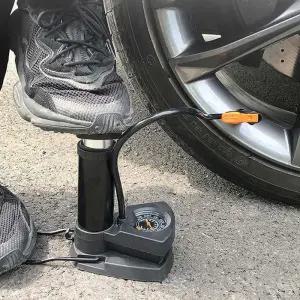 급속 에어 텐트 수동 펌프 자전거 바퀴 바람 넣기 공