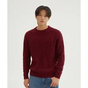 SPAO 스파오 [울블렌드] 케이블 라운드넥 스웨터_SPKWF4TC02 583654