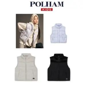 [폴햄키즈](마산점)여아) 크롭 에어 볼륨 베스트PKF4VP2010,(공용)에어 볼륨 베스트PKF4VP3010