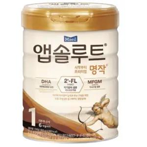 앱솔루트 명작 분유 1단계 800g x 1통