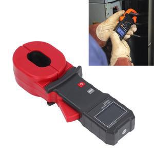 디지털 접지 저항 측정기 LCD 디스플레이 0.01~500Ω 자동 범위 클램프 테스터