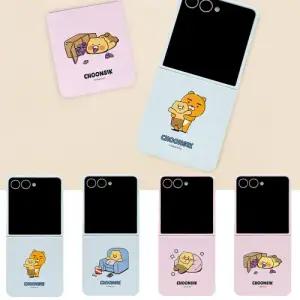 갤럭시 Z플립7 플 립6 플 립5 케이스-카카오 춘식이 카툰 Z플립 슬림 케이스/기종선택