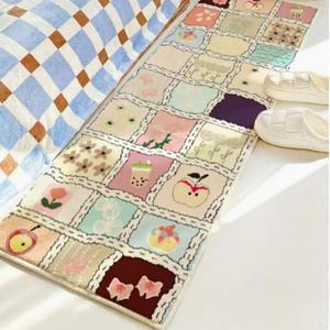 러그 양탄자 카페트 초겨울 방바닥매트 북유럽 극세사 거실 침실 카펫트 VIKAMA 귀여운 걸리쉬한 샤그 러그