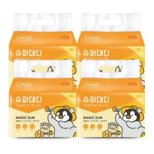 슈퍼대디 매직슬림 밴드형 특대형 30p 4팩 기저귀