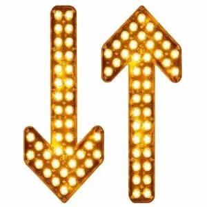 건설 차량 방향등 방향 화살표 지시등 중장비 경광등