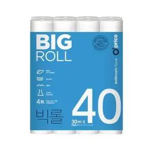 킴스클럽 OPRICE 빅롤화장지 3겹 30m( 40롤 1팩) 두루마리휴지 /J