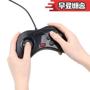 USB 클래식 게임 컨트롤러 패드 PC 용 Sega Saturn 시스템 스타일 유선