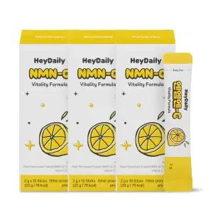 헤이데일리 NMN-C 엔엠엔씨 천연 NMN 비타민C 레몬맛 2g x10개입 x3개