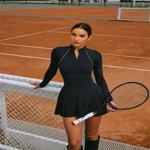 제나스타 테니스원피스 요가 스포츠 드레스 테니스스커트 겨울테니스복