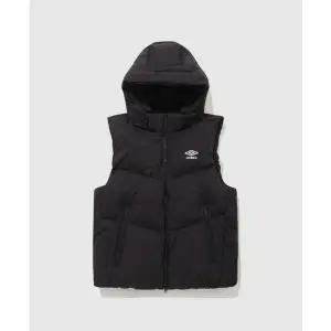 [엄브로] 플라이트 구스 후드 다운 베스트 B1 UQ421SDVO1 BLK0 LGR0