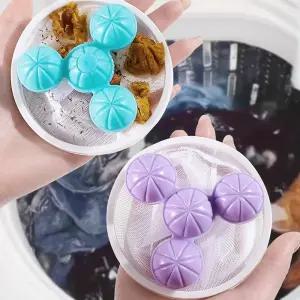 축구공 회전 먼지 거름망 3P (3색상) 이물질 세탁기 세탁거름망 먼지거름망