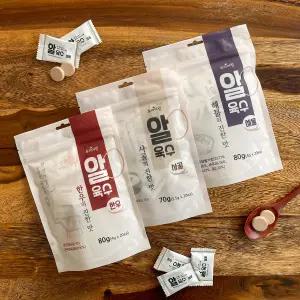 요리여왕 알육수 한우 해물 사골 코인 육수 조미료 타블렛 국물