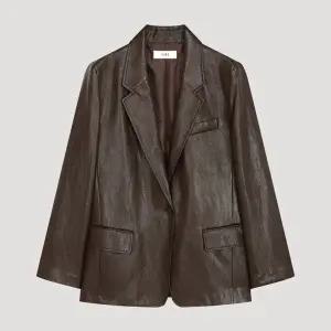 [롯데백화점]리스트 페이크 레더 싱글 원버튼 자켓(TWWJKP52020)