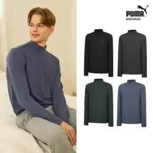[푸마 바디웨어] 남성 웜셀 모크넥 긴팔티셔츠 4종세트